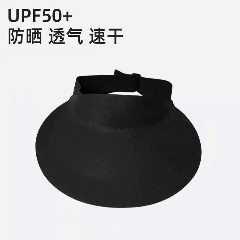 Integrated Sun Protection Hat Women's Summer Sun Protection Sun Hat UV Protection Foldable Sports Empty Top Hat Outdoor Sun Hat