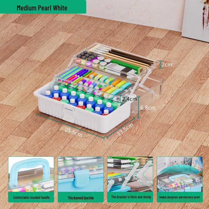 

Набор инструментов студента-художника: Многофункциональный прозрачный ящик для хранения кистей и каллиграфии