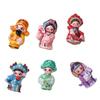 Cross-Border Cartoon DIY Resin Accessories: Opera Character Hair Clips & Phone Case Ornaments.