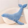 New  75/100cm New Style Blue Shark Plush Toys Big Fish Cloth Doll Whale Stuffed Animals Children Birthday Gift