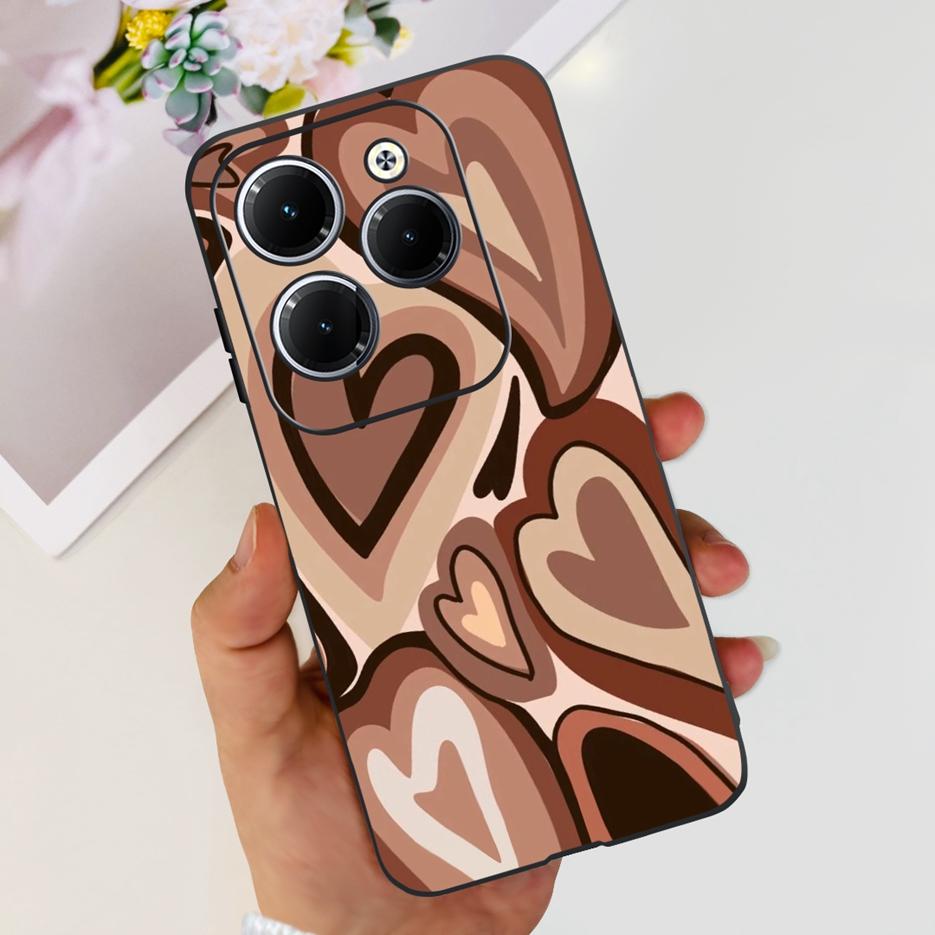 For Infinix Hot 40 Pro Case X6837 Cute Fashion Cover Soft Silicone Phone Case For Infinix Hot 40i Hot40 Pro Hot40i Fundas Bumper