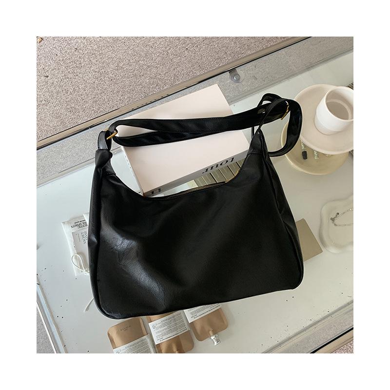 Meilade 2025 Autumn/Winter Retro Korean Tote Bag - Large Capacity, Versatile Crossbody Women's Handbag