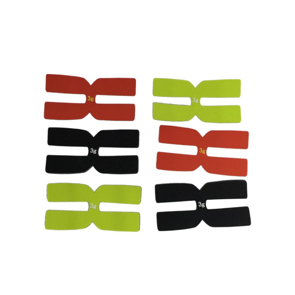 Silicone Balance Weights for Tennis Rackets: H & I-Shaped Adjustments, 3g, Non-Lead