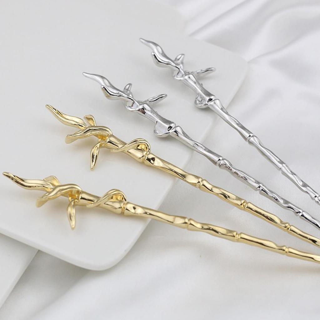Creative Bamboo Branch Shape Hairpins Vintage Chinese Style Hair Sticks Punk Hair Clip Women Trendy Hair Pin Hair Accessories