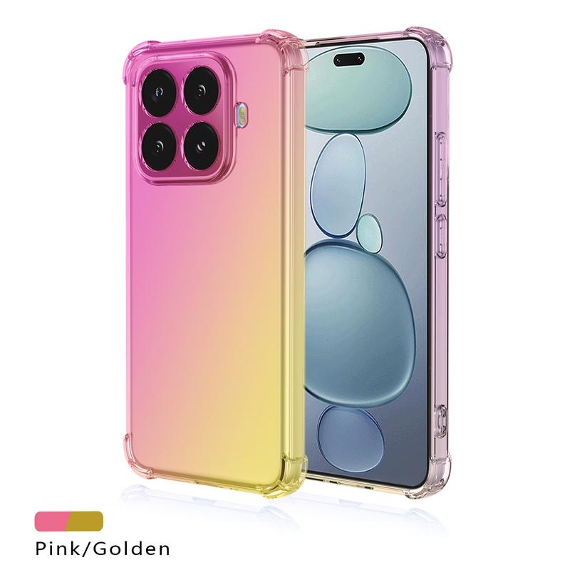 Gradient Airbag TPU Case for Xiaomi 15T Pro Mi 15T 5G Protective Shockproof Cover Fundas Coque Capa