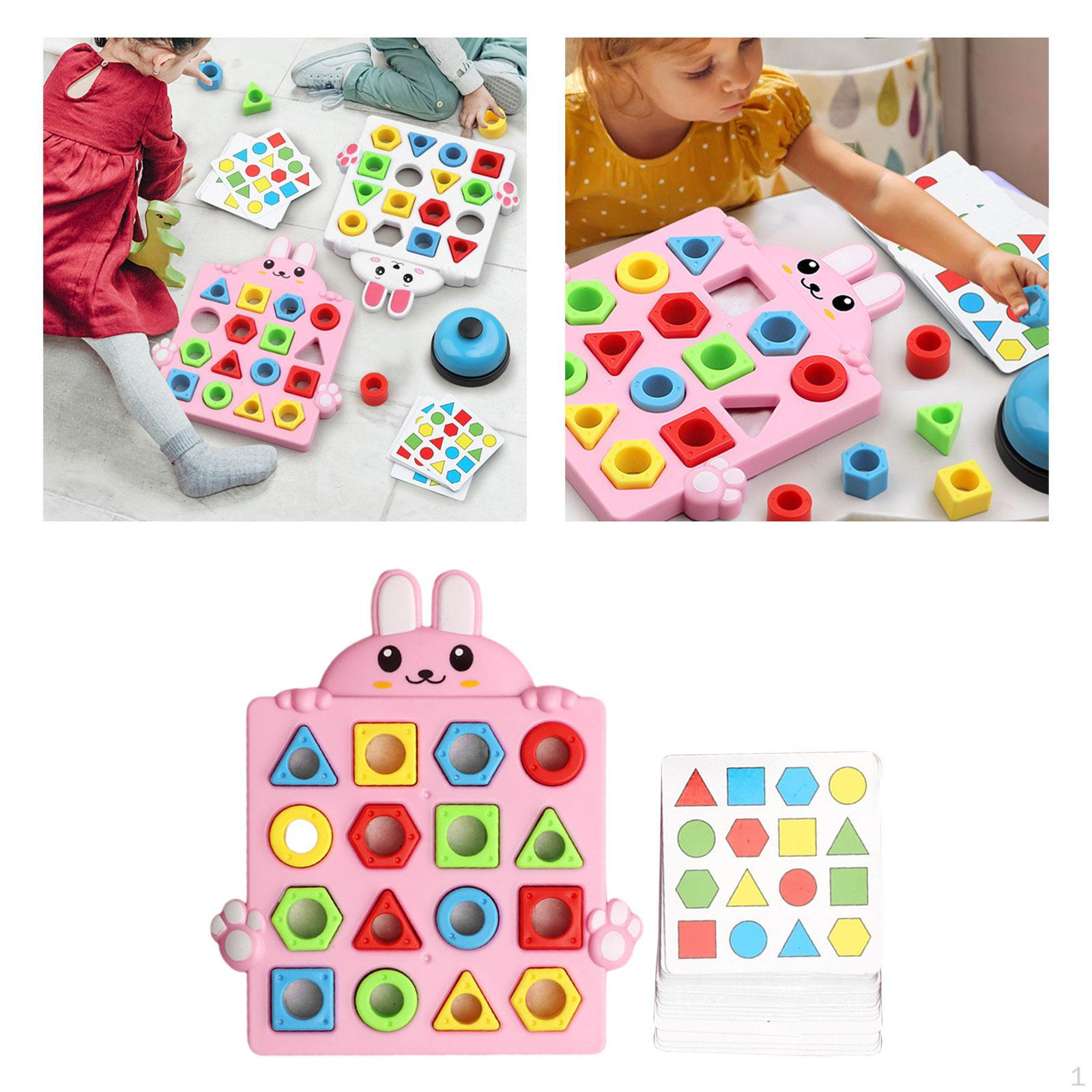 Распознавание цветов фигур, Геометрия, Сортировка фигур, Складывание кубиков, Координация рук и глаз, розовый