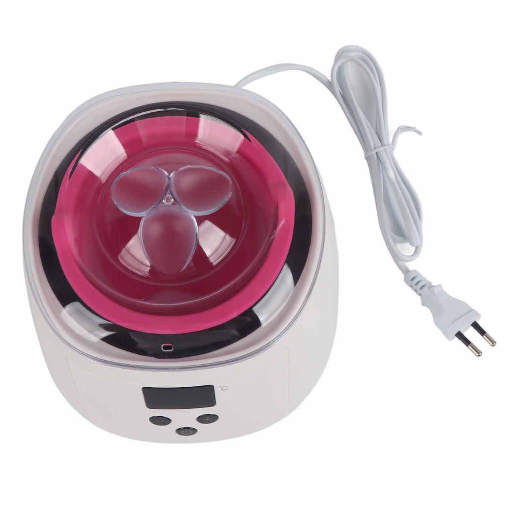 Wax Warmer Machine Professional LED Electric Hard Wax Heater with Silicone Wax Pot for Hair Removal 100‑240V EU Plug