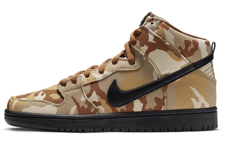 Nike SB Dunk High Pro Brown Camo 2019 BQ6826-200 37.5
