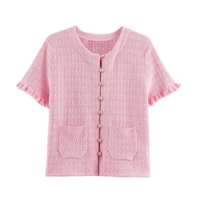 Araltay New Arrival Fashion Style Women's Clothing Fashion Horizontal Bra Laminated Decoration Outwear Patchwork Knitted Overskirt