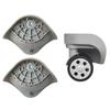 Luggage Wheel Luaggage Replacement Wheels Double Row Luggage Wheels Convenient Trolley Case Left & Right Swivel Wheels