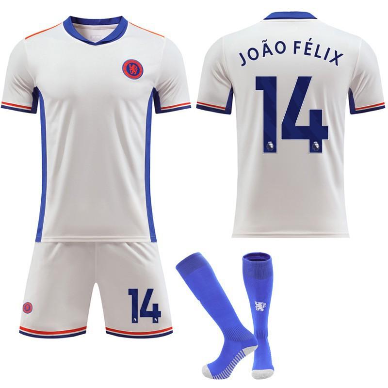 2425 Chelsea Away Football Jersey Kit No. 20 Palmer 8 Enzo 19 Sancho Sportswear Adult