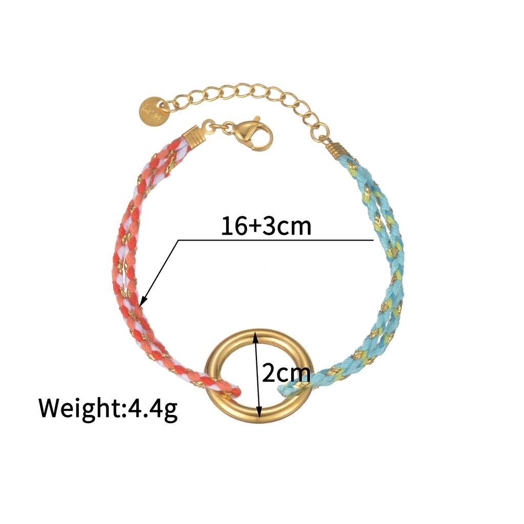 Atoztide Multiple Styles Cherry Heart Pendant Bracelet for Women Girls Stainless Steel Braided Rope Chain Bracelet Jewelry Gift