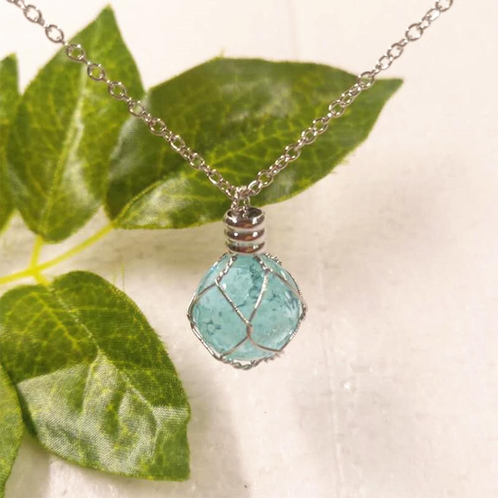 Unisex New Arrival Magic Creative Steampunk Crystal Pendant Chic Ball Jewelry Necklace Luminous