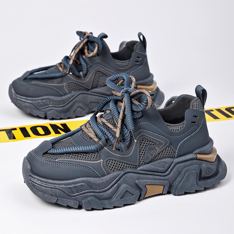Autumn 22 New Casual Sports Trendy Shoes Platform Dad Shoes Mesh Breathable