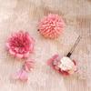 Set of 3 Japanese Hair Premium Artificial Perfect for and Features Hair Clips and Hair Accessories, Flowers, Coming-of-Age Ceremonies, Graduations,