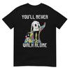 Vintage Father Son Family Autistic Kids Autism Awareness Dad TShirt