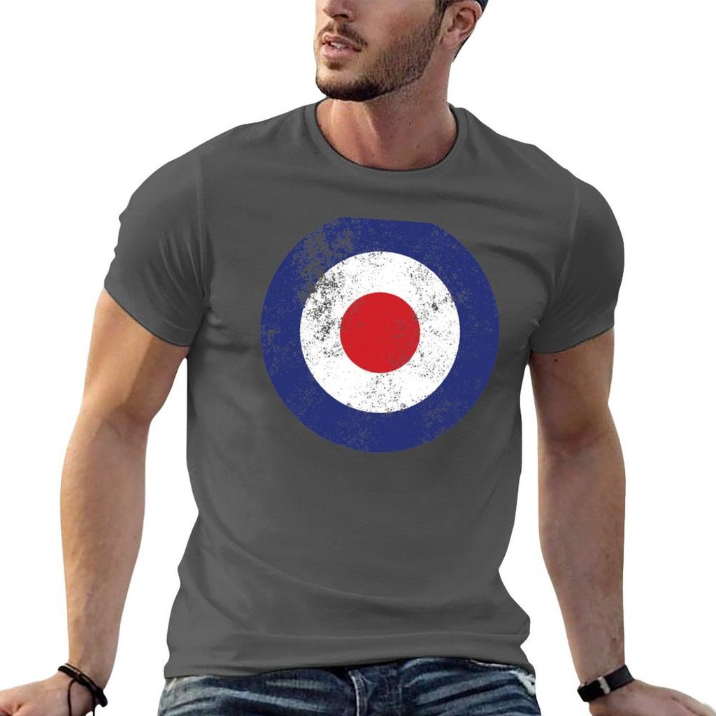 RAF Type D Roundel Mod Target Logo TShirt Odor Resistant Short Sleeve Top