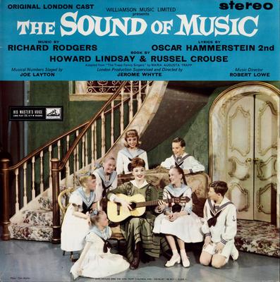 LP-skiva ORIGINAL LONDON CAST The Sound Of Music CSD1365 HIS MASTERS VO 1961 UK Ljudspår Musikal Begagnad