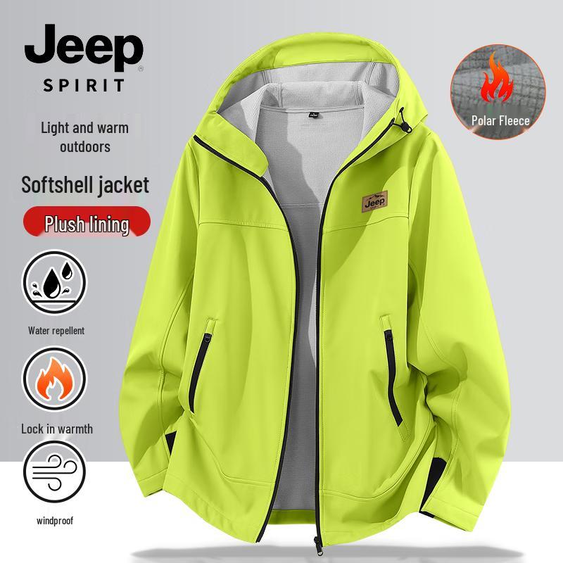 

JEEP SPIRIT Men s Heavyweight Insulated Hooded Jacket 2XL