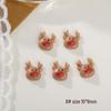 30-Piece Christmas Nail Art Set: Cute Reindeer, Snowman, and Santa Claus Designs