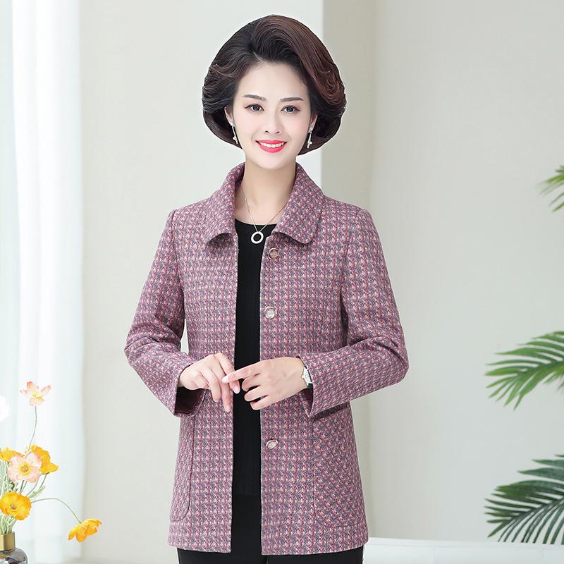 Autumn Lapel Jacket Short Year-old 0 Medium-sized Women's Season Suit Top