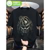 The Casual Street Style Top Is Print with A Predator Face Pattern Which Is Very Suitable for Daily Wear and Fashionable Styling