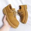 Fashion New Men Genuine Leather Derby Boot Luxury Designers Casual Leather Round Toe Thick Bottom Stylish Social Thick Bottom Ankle Boot