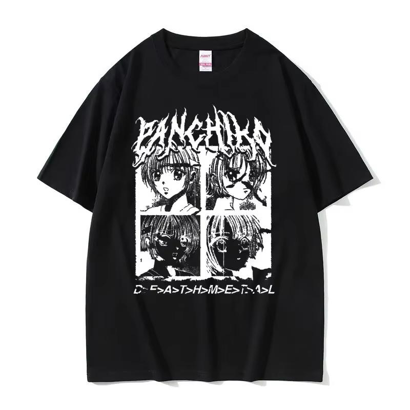 2026 Summer Hot Sale Rock Band Panchiko DEATHMETAL Album Graphic Print Tshirt Men Women Vintage Casual T-shirts