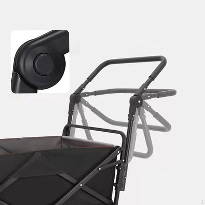 Folding Wagon Push Handle Attachment Easy To Install Professional Accessory Replacement Spare Parts