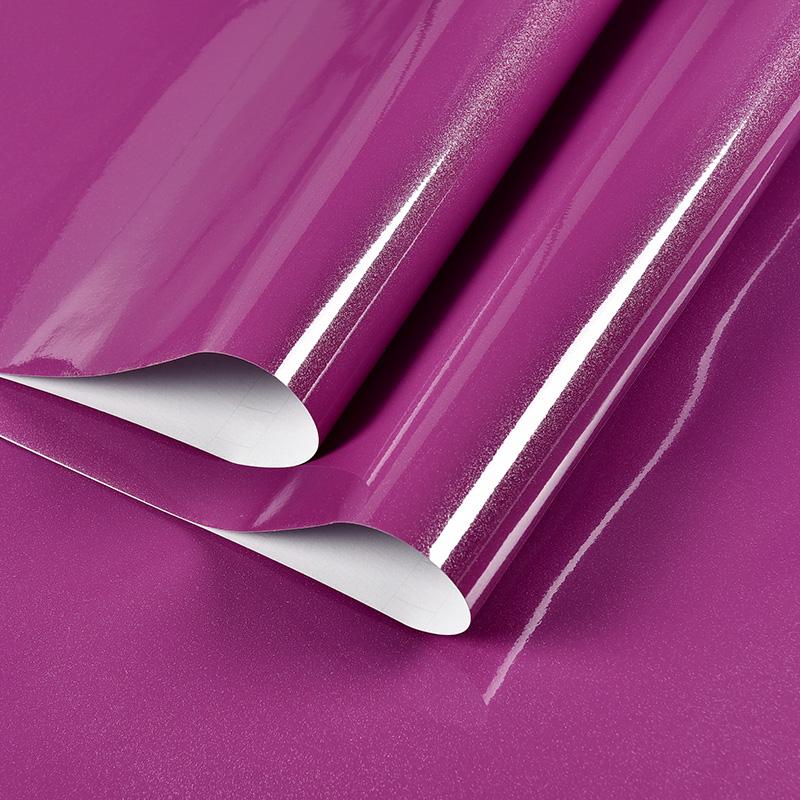 Kitchen Oil-proof Wallpapers Cabinet Desktop Wardrobe Renovation Wall Shiny Self-adhesive Furniture Decor Glossy Contact Films