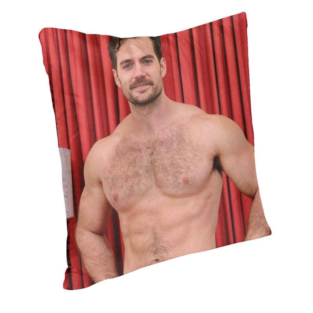 Henry Cavill Pillow Cover Hug Pillowcase Henry Cavill Actor Handsome Celebrity Hot Movies Tv Shows Lovely Sexy Cool Shirtless