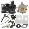 Carburetor Air Filter Kit For Stihl MS170 MS180 017 018 Chainsaw Gasket Air Filter Mount Intake Manifold Throttle Trigger