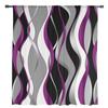 Abstract Lines Gradient Purple Sheer Curtains for Living Room Decoration Window Curtains Kitchen Tulle Voile Organza Curtains