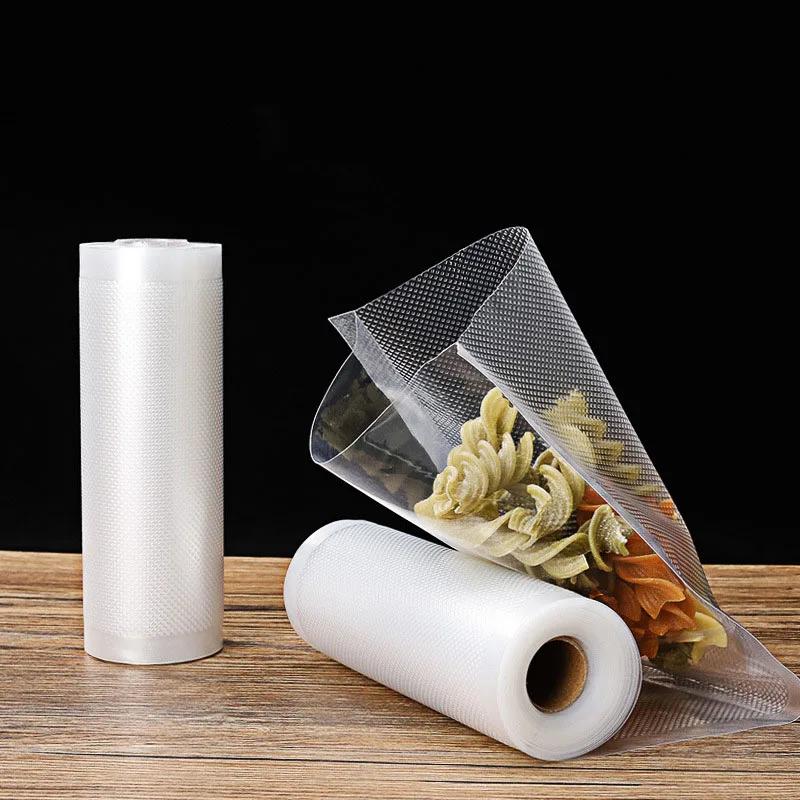 1Roll 12/20x500cm Textured Food Vacuum Storage Packaging Bags for Vacuum Sealer Meat Fruit Vegetable Sous Vide Cooking Bag