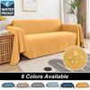 Waterproof Sofa Cover Seat Custion Multipurpose Solid Color Furniture Cover Durable Fabric Dust-proof Anti-scratch Home Living Room Decor
