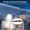 Solar LED Outdoor Motion Sensor Flood Light with Remote Control, Dusk To Dawn Function Solar Wall Lamp, Solar Courtyard Security Light