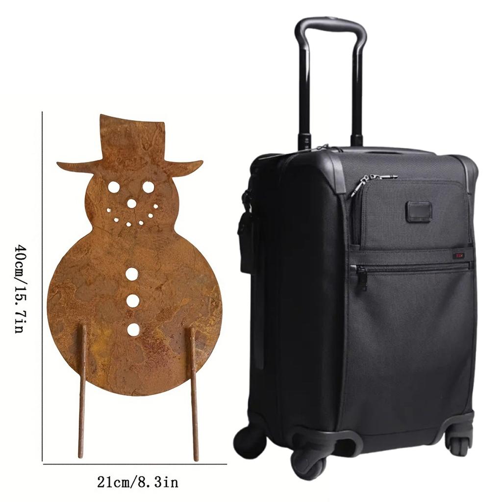 Snowman Wrought Iron Crafts Christmas Yard Garden Art Decoration