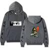 Unisex Attack on Titan Hoodie, Levi Ackerman & Eren Yeager Front Back Print Pullover, Long Sleeve Anime Graphic Hooded Sweatshirt Streetwear