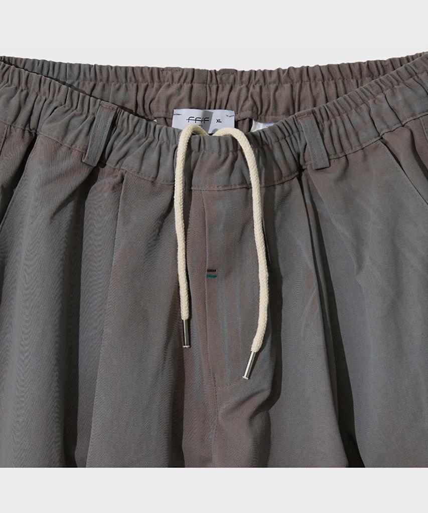 FFEFF STUDIO Dirty Washed Cotton Long Elastic Waist Pants (Cement)