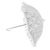 Biały Koronkowy Parasol Vintage Ślubny Koronkowy Parasol dla Panny Młodej Dziecięcy Kostium na Zdjęcie Koronkowy Parasol do Rekwizytów Fotograficznych