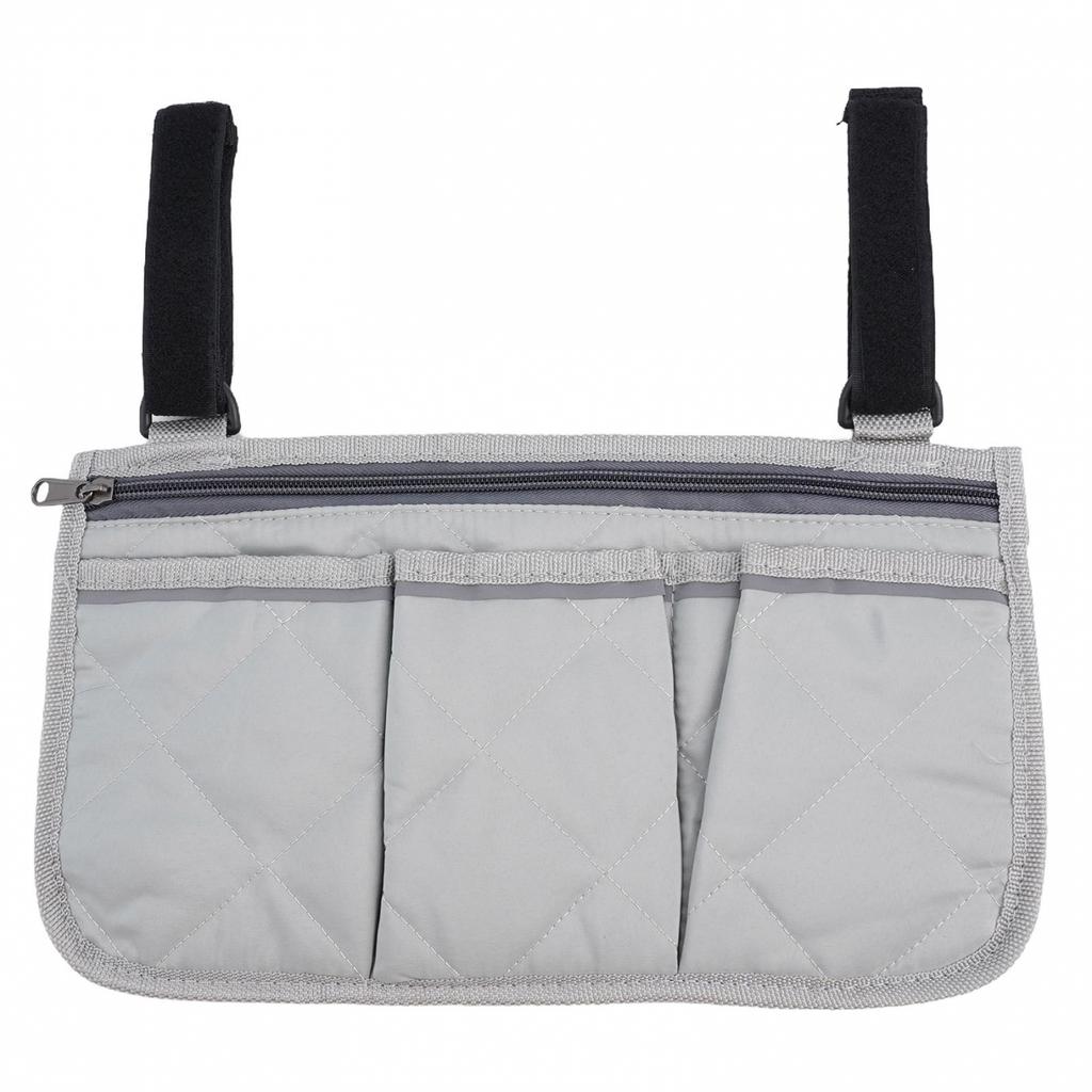 Armrest Storage Bag Camping Chair Reflective Strip Wheelchair Chair Side Bag
