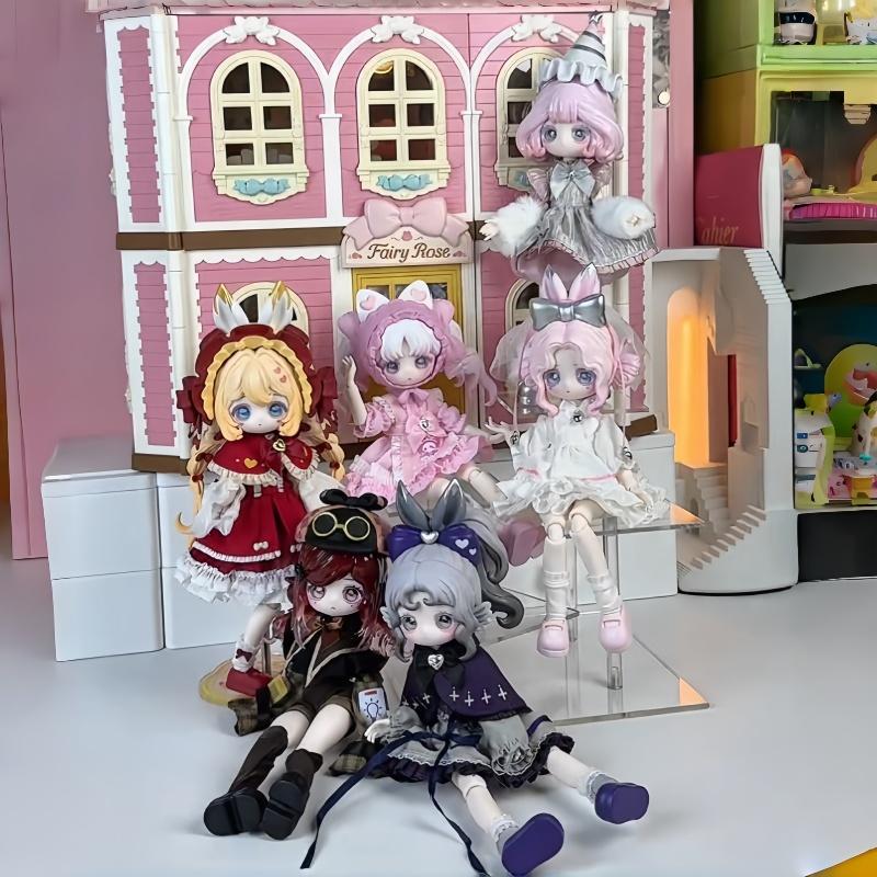 Lululing Secret Contract Series 1/8 Scale Bjd Blind Box Cute Collectible Action Figure Doll Gift For Fans Home Desk Shelf Decor