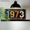2D Flat 1pc Vintage Metal Aluminum Sign Decoration | Classic 1973 Original, 12'' × 6'' Retro Sign, Outdoor Plaque & Wall Art for Living Room, Man