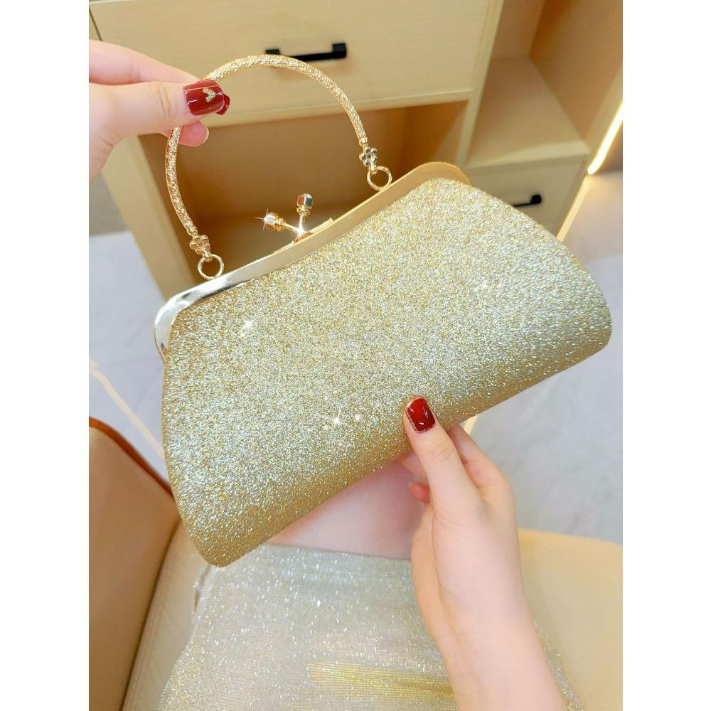 New Rhinestone Evening Clutch - Women’s Tassel Diamond-Embellished Crossbody Shoulder Bag for Qipao and Parties