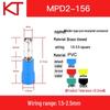 KT KST MPD1.25 Bullet-shaped Male Pre-insulated Crimp Terminal