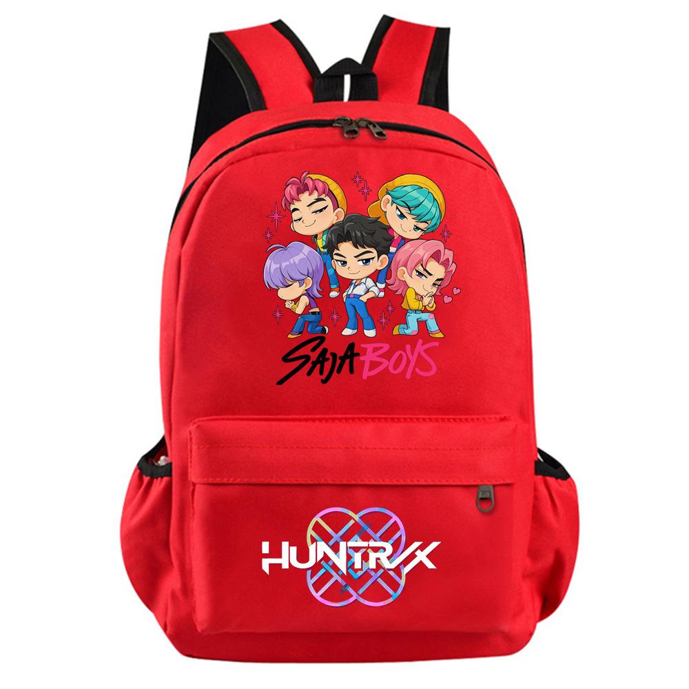 Anime Cartoon Kpop Demon Hunters Printed Backpack for Teenager Student Girl Boy Bookbag Schoolbag Women Large Capacity Travel Bag Kid Gift Rucksak