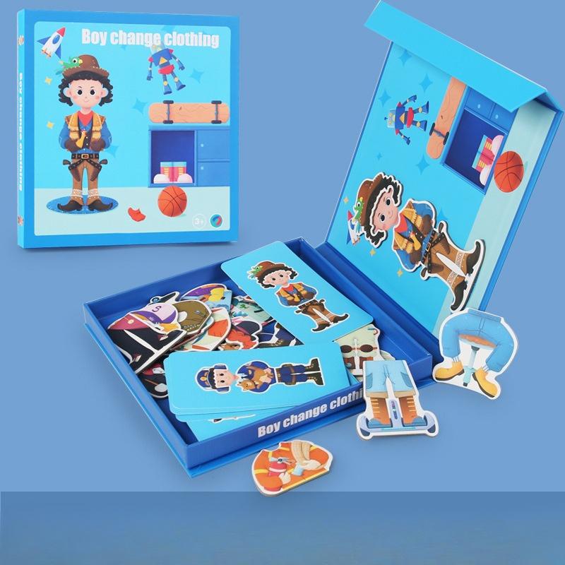 

Детские магнитные пазлы, Образование в раннем возрасте, Фигурки транспорта, Океанское одевание, Магнитные наклейки, Коллаж, Бумажные игрушки