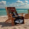 Vintage Motorcycle Fashion Beach Towel: Ideal for Summer Adventures Soft, absorbent and quick drying suitable for swimming and bathing