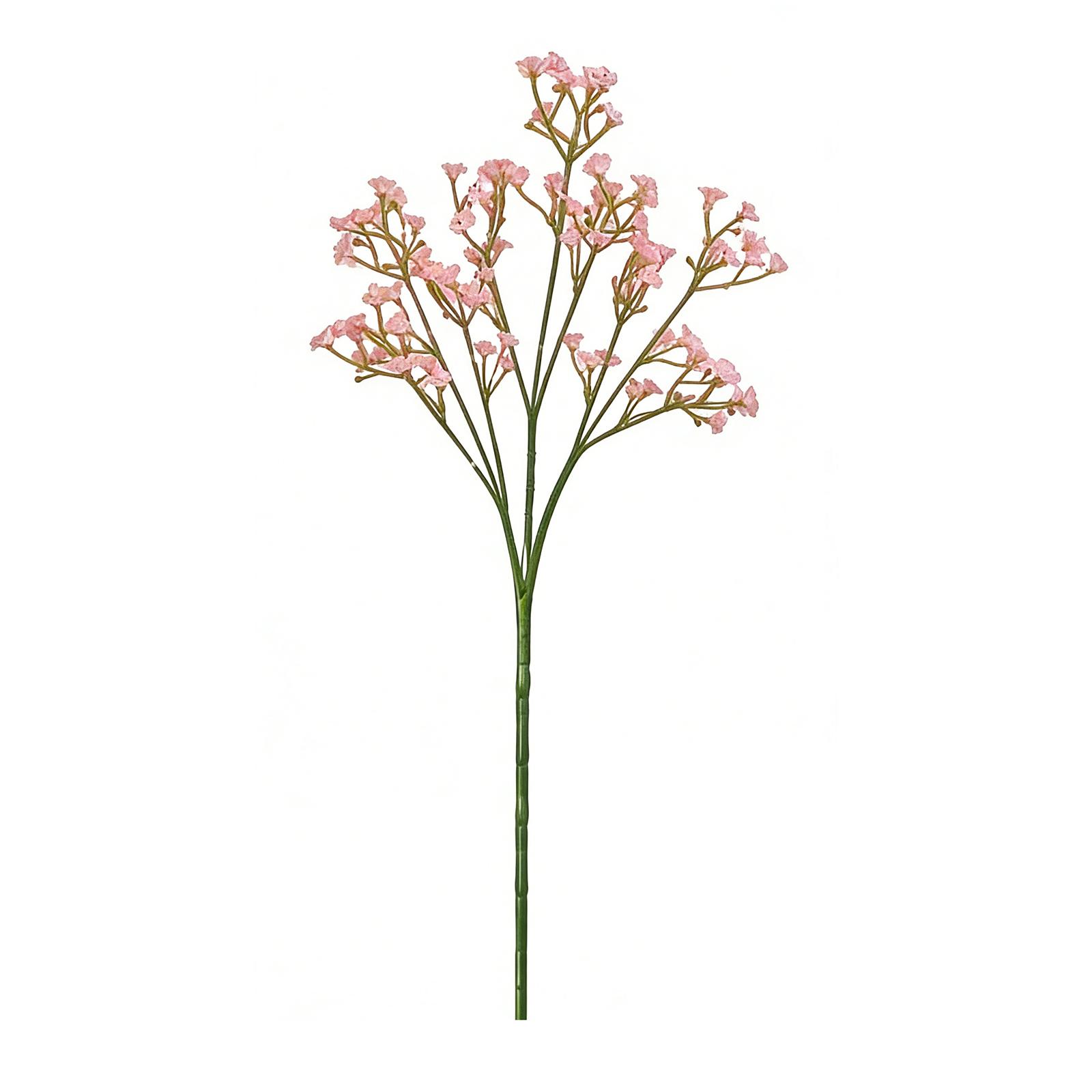 Wedding Decoration, Hand Held Bouquet, Tactile Soft Rubber, Three Pointed  Sky, Plastic Simulation Flower One Size розовый