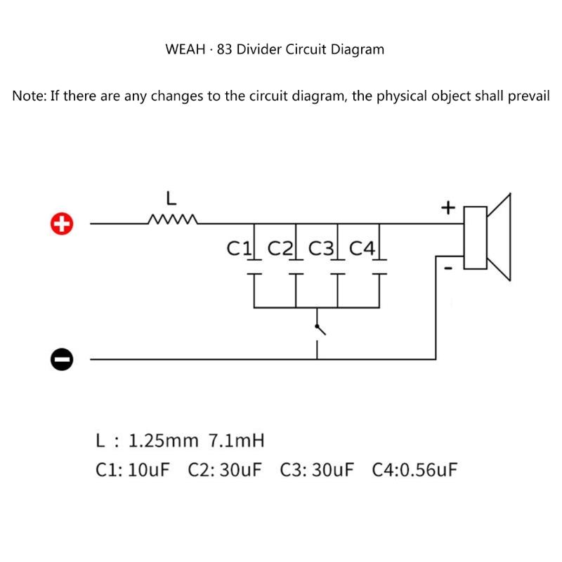 WEAH-83 400W Pure Bass Subwoofer Crossover Frequency Distributor Divider Speaker Audio Crossover Filter